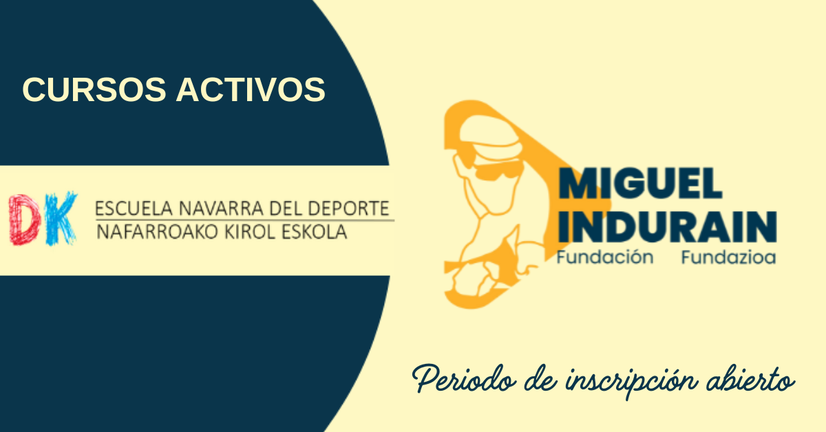 Abiertas las inscripciones para los cursos de la Escuela Navarra del Deporte